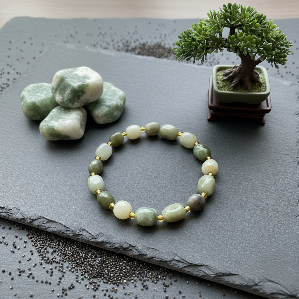 和田 多宝随行手串卡12+