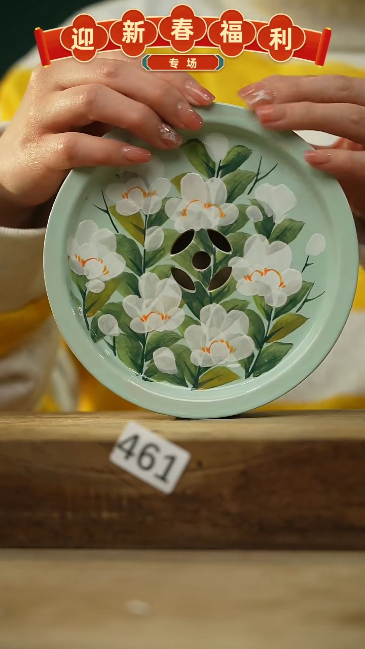 【闪购商品】瓷片油画风·彩绘·设计师石一款