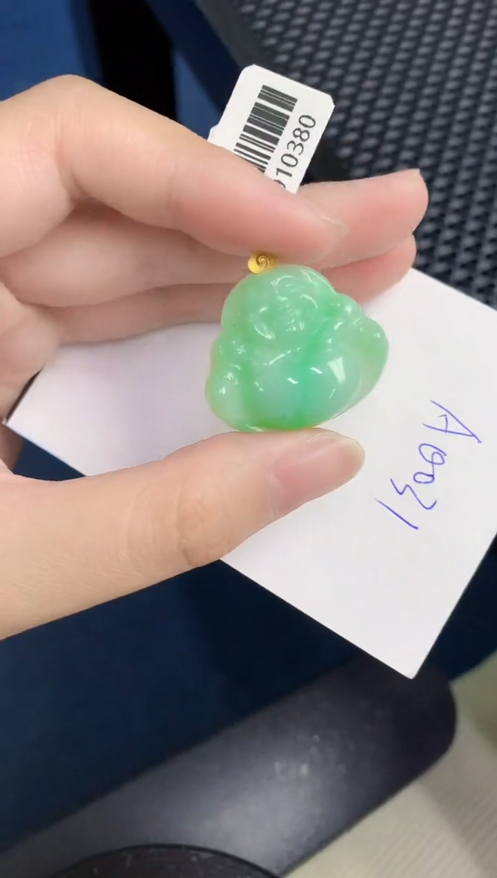 【闪购商品】翡翠颈饰18K金镶嵌000000000