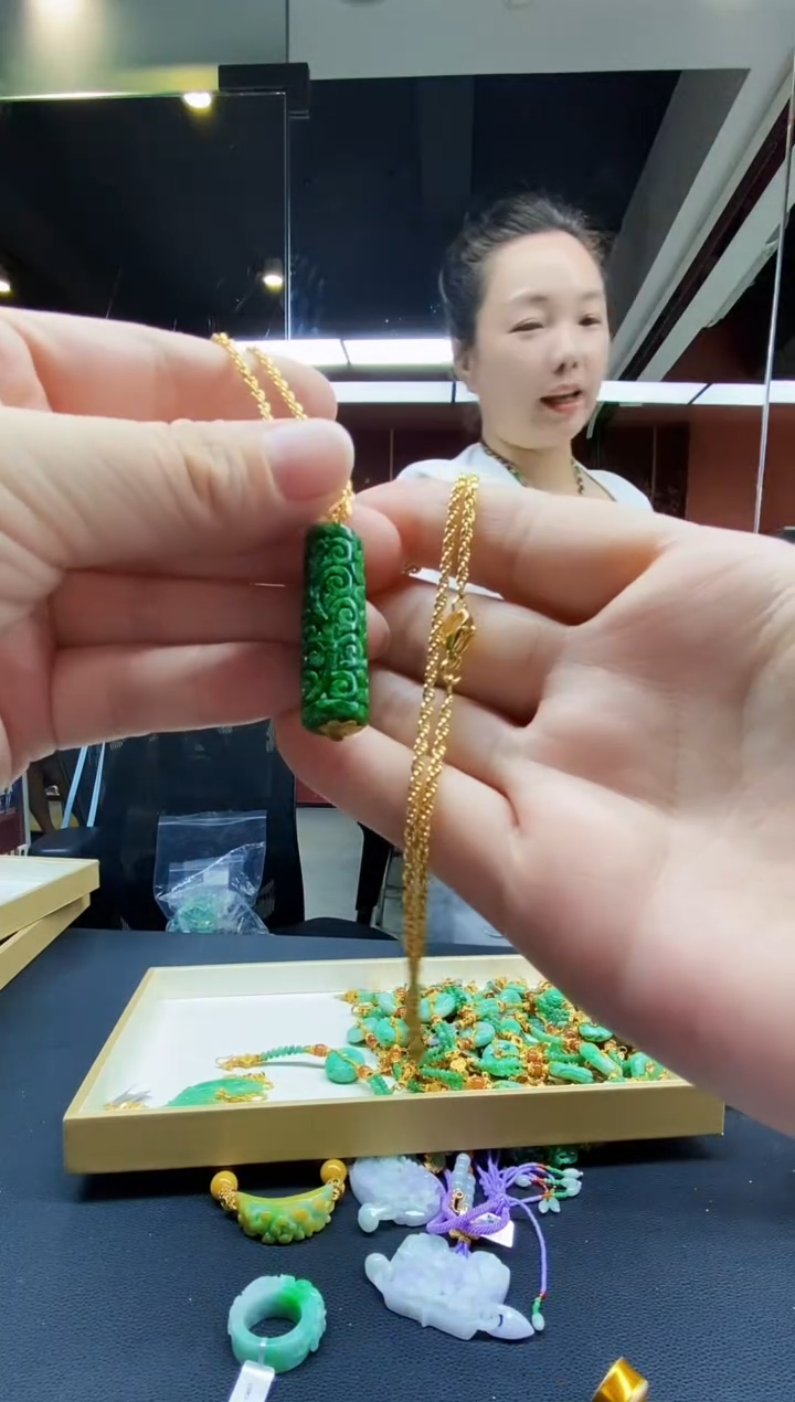 颈饰未镶嵌翡翠翡翠吊坠