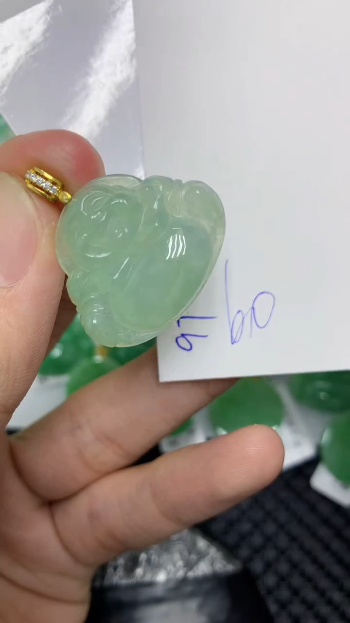 颈饰未镶嵌翡翠缅甸A货翡翠