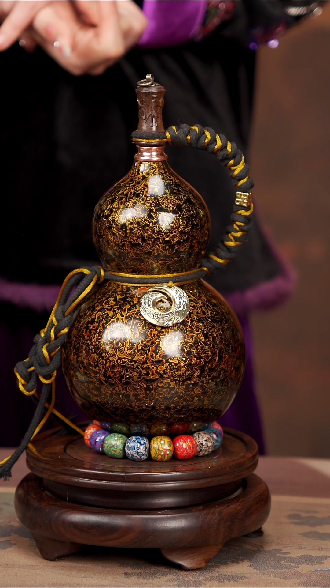 【闪购商品】114易林高端工艺大漆酒葫芦--538