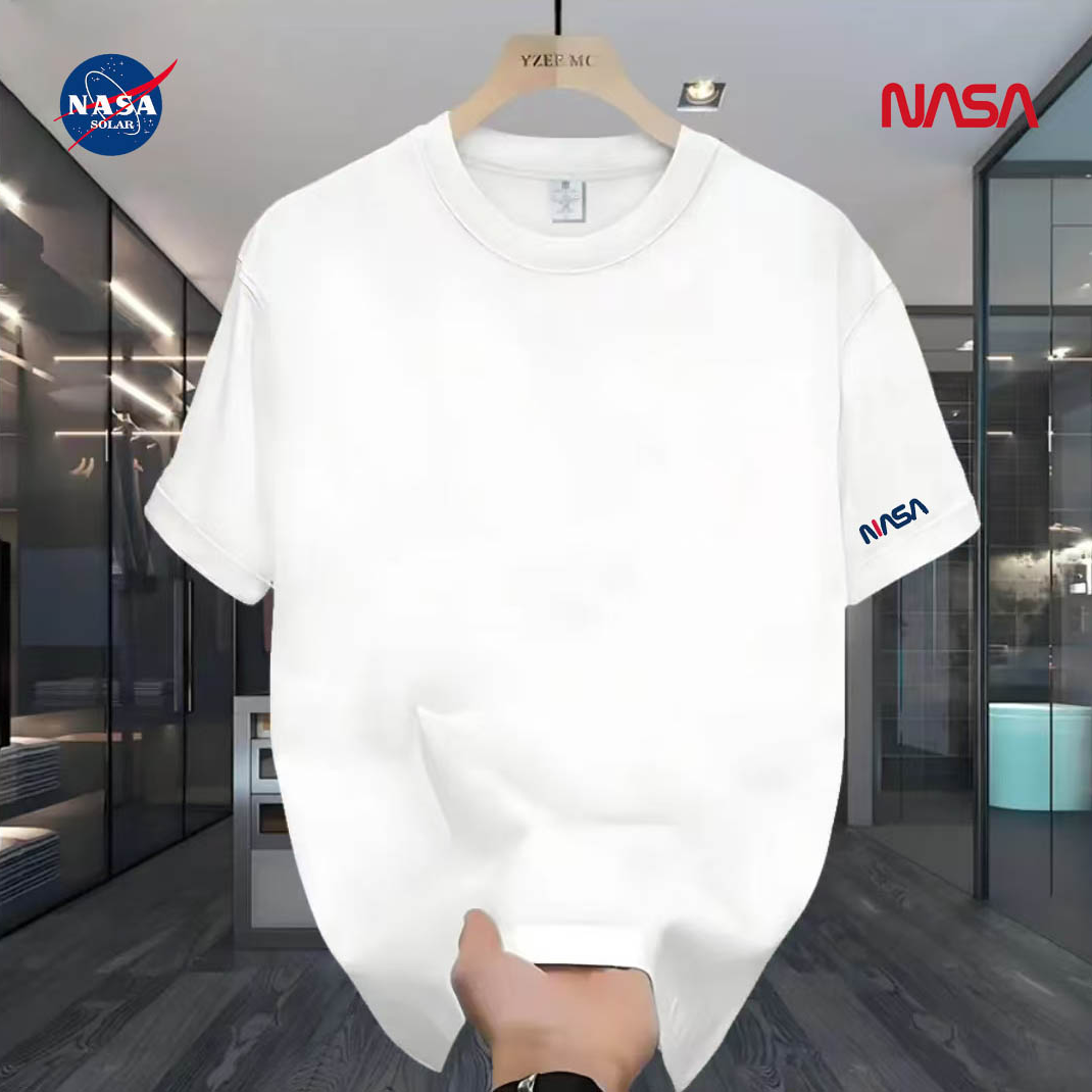 【万针刺绣】NASA联名夏季潮牌短袖T恤微宽松时尚男女同款百搭56
