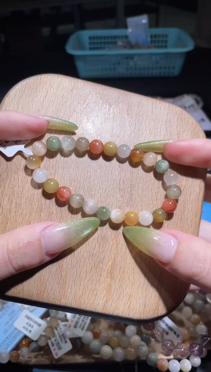 【闪购商品】水晶手链未镶嵌203号多样性发货一O 约8+