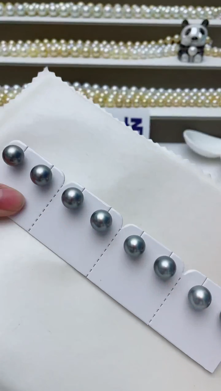 【闪购商品】海水珍珠耳饰18K金镶嵌A7商品多样性发其一