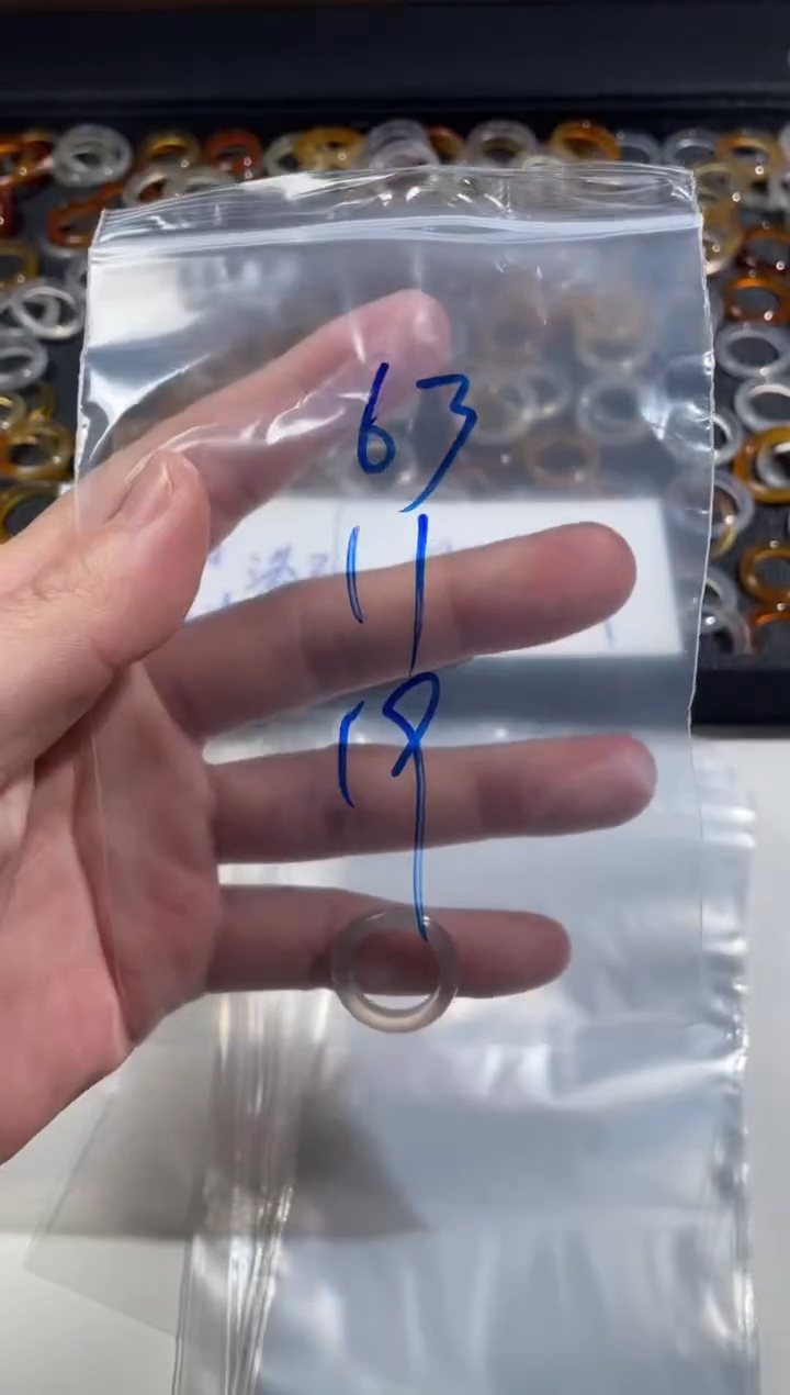 【闪购商品】玛瑙/玉髓戒圈未镶嵌63
