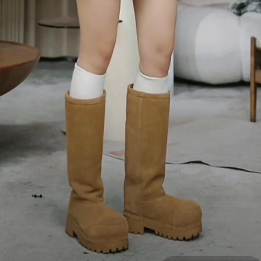 infobyfive福利冬季新款长筒雪地靴鞋子2DK3003