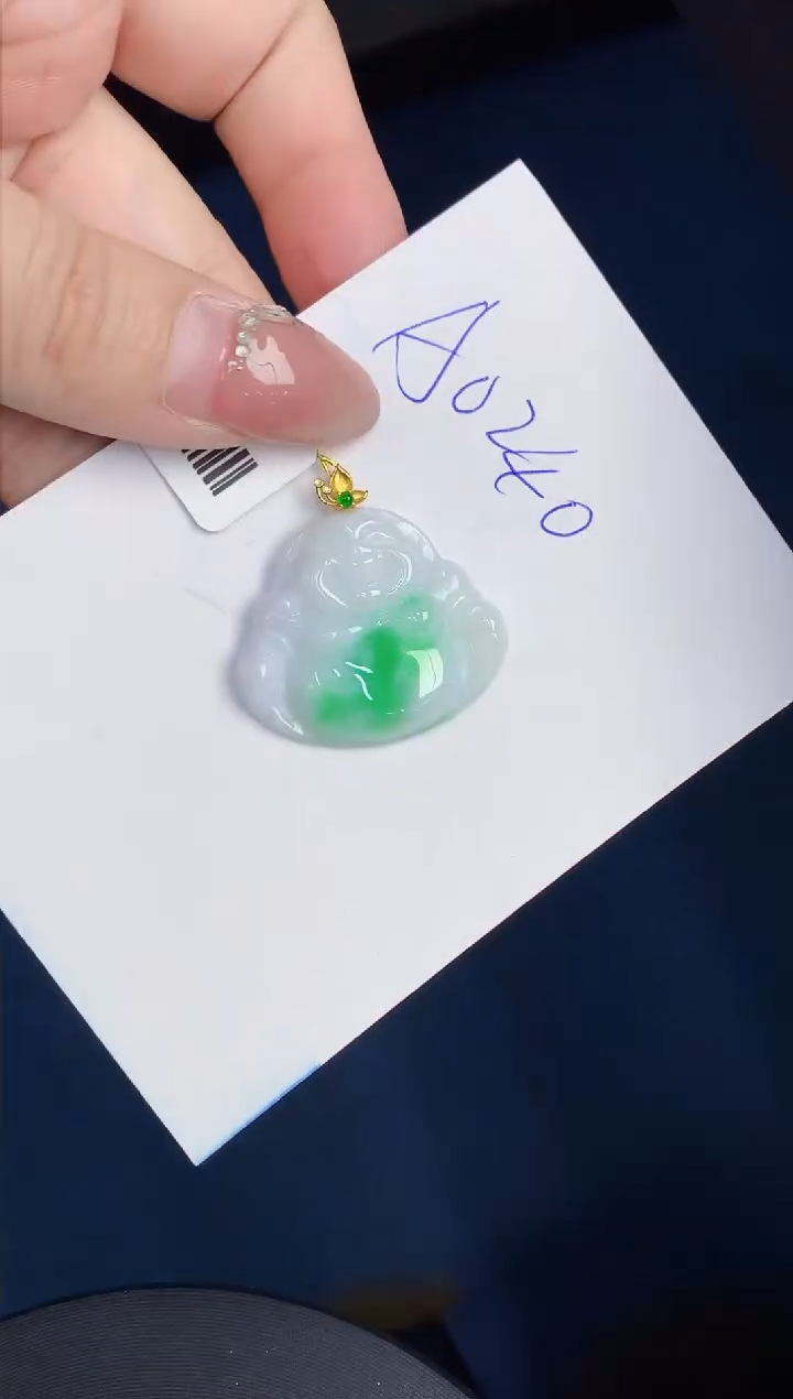 【闪购商品】翡翠颈饰18K金镶嵌00000000000