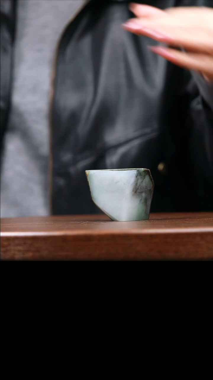 【闪购商品】翡翠摆件未镶嵌茶杯