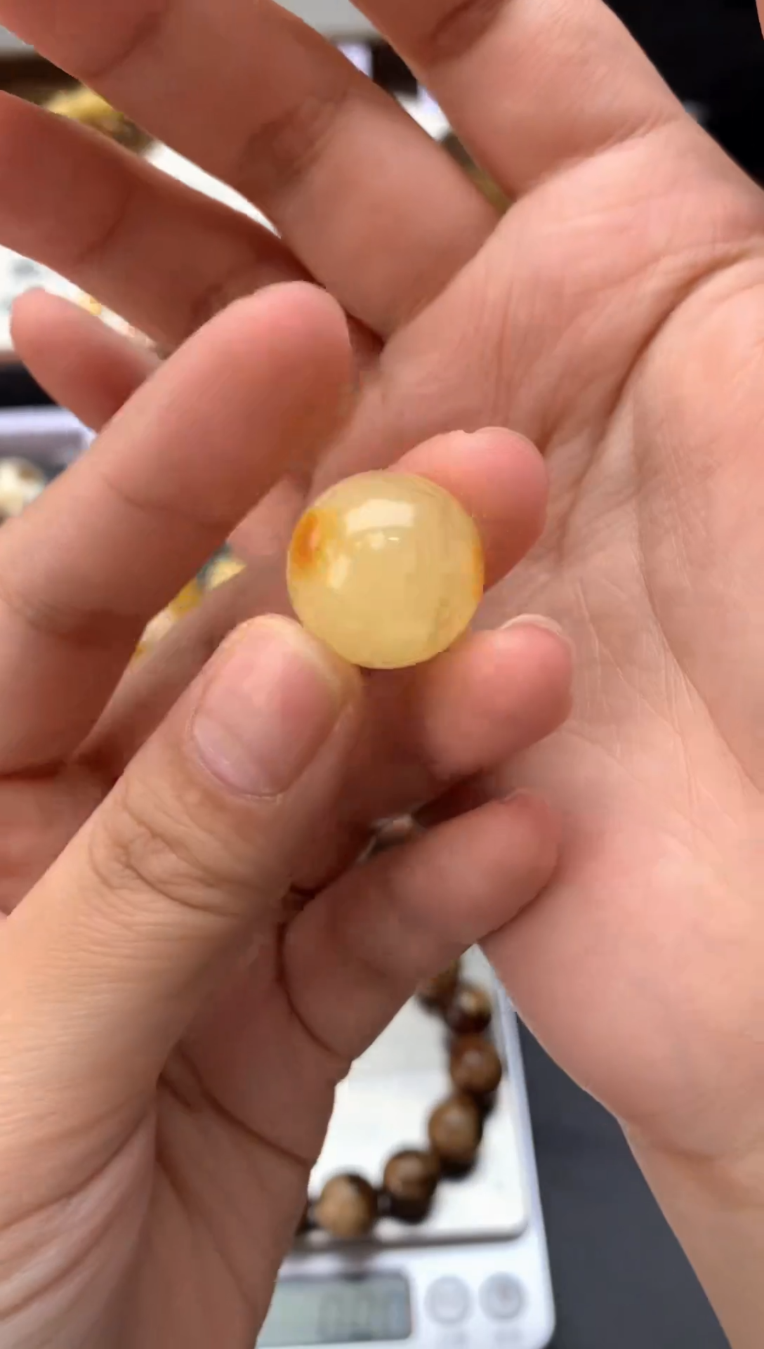 【闪购商品】琥珀珠宝奇石未镶嵌061琥珀蜜蜡花粉