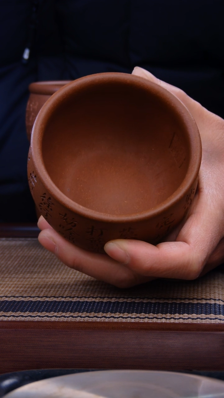 【闪购商品】紫砂茶杯降坡泥杯子