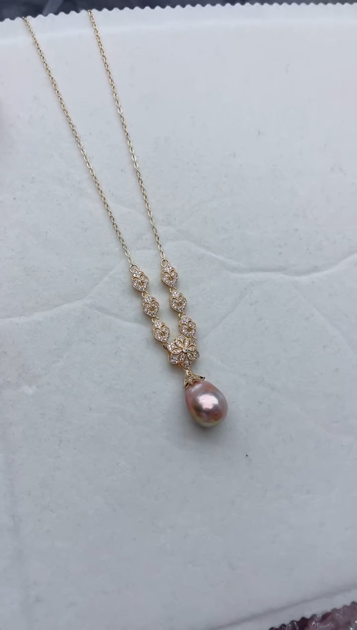 套链未镶嵌淡水珍珠多样性发其一，非无暇