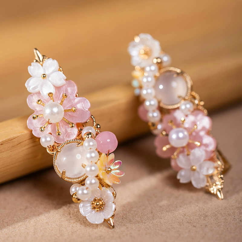  古风头饰边夹汉服发夹国风对夹仙气点缀简约发饰