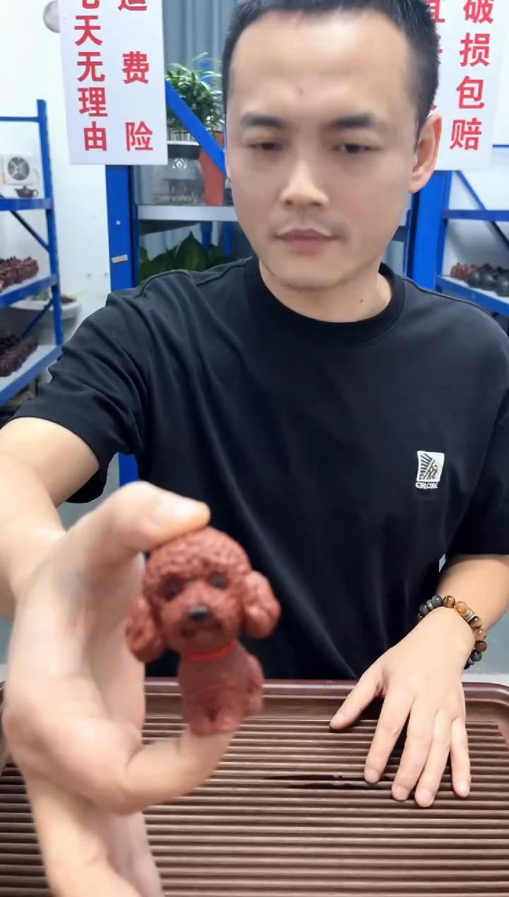 宜兴紫砂原矿泰迪茶宠
