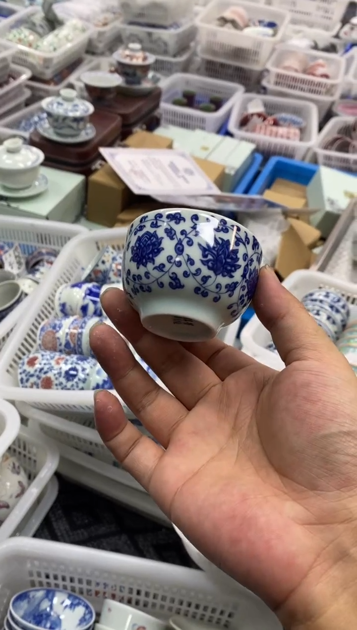 陶瓷景德陶瓷茶具容量约50