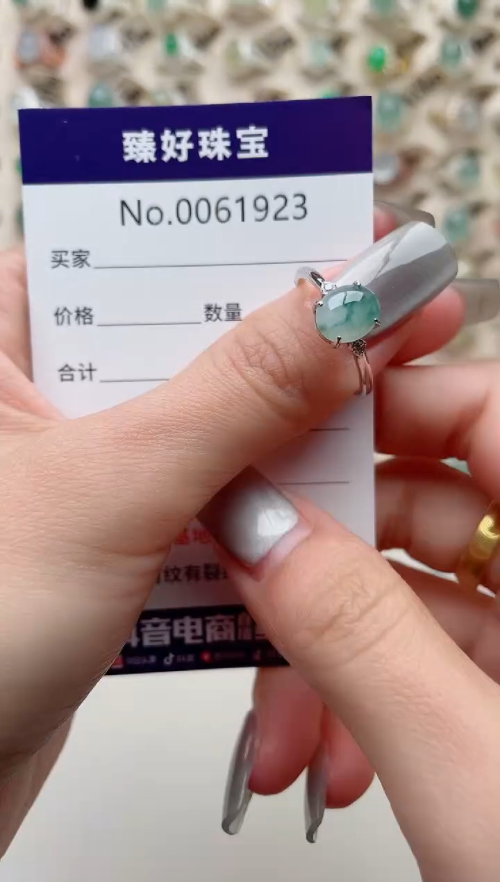 【闪购商品】翡翠戒指银S925镶嵌..........