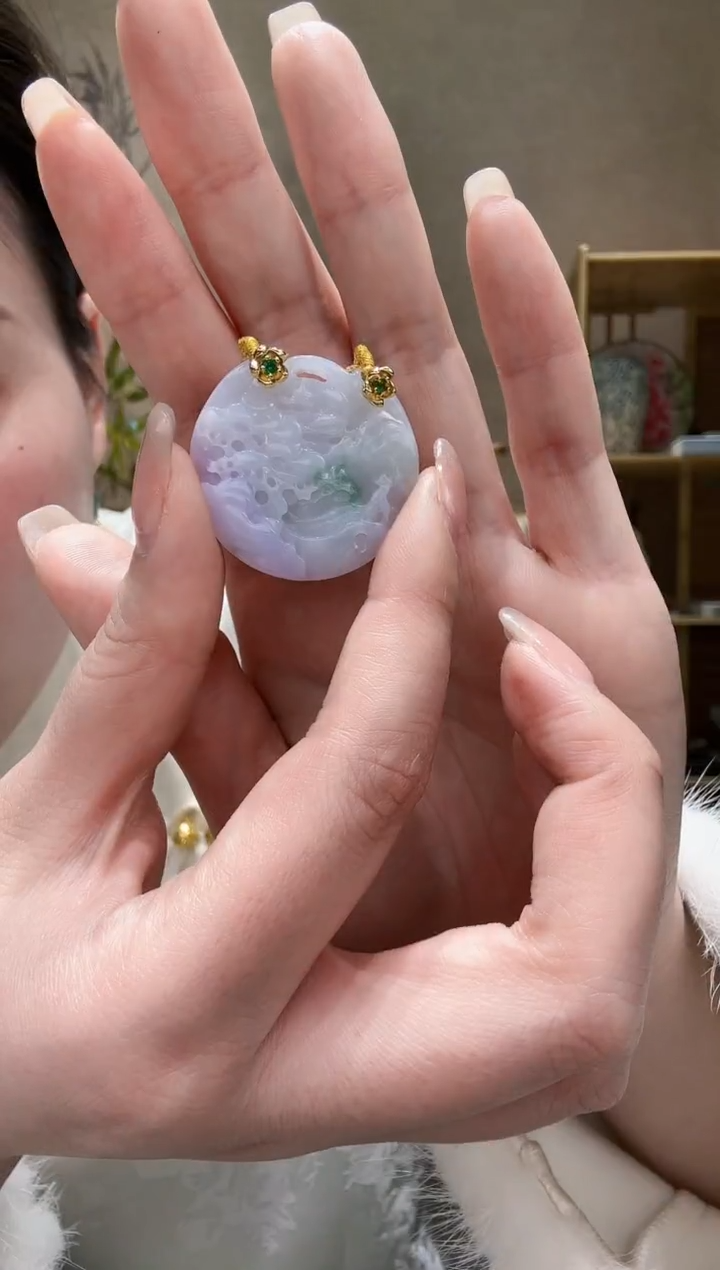 【闪购商品】翡翠颈饰未镶嵌吊坠