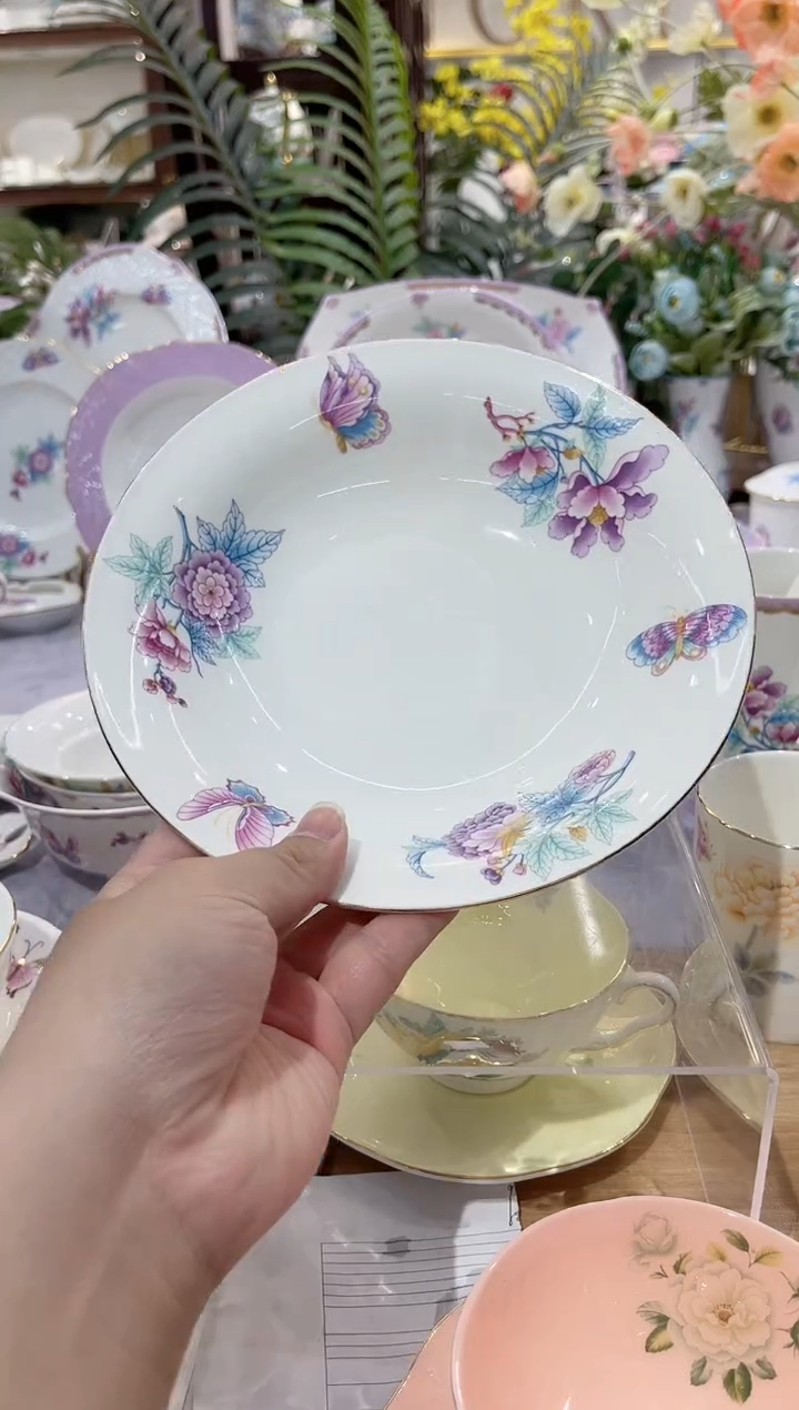 36%以上骨粉骨瓷8英寸深盘