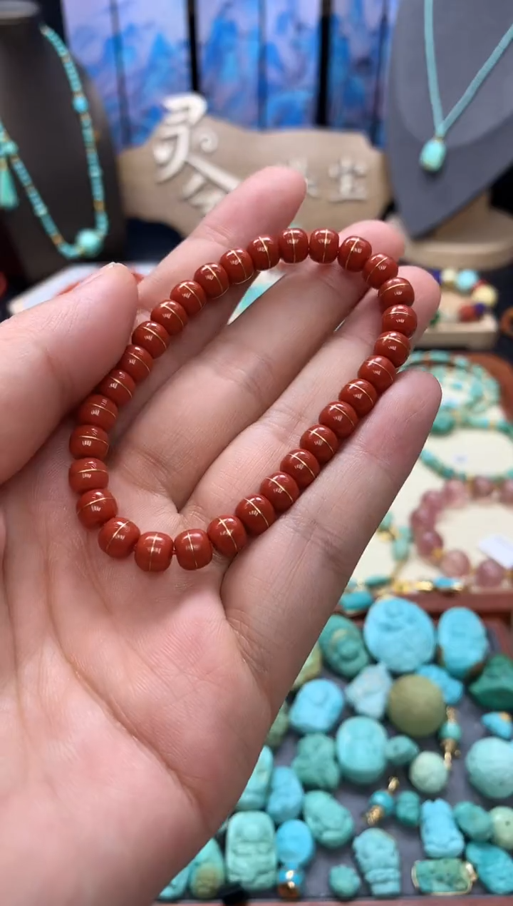 【闪购商品】南红玛瑙手链未镶嵌南红手链