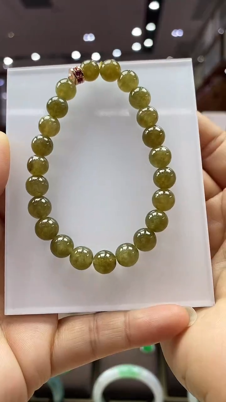 未镶嵌手串翡翠云手串