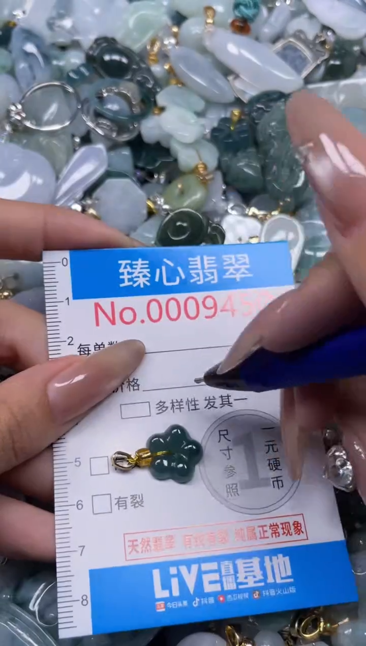 颈饰未镶嵌翡翠9450