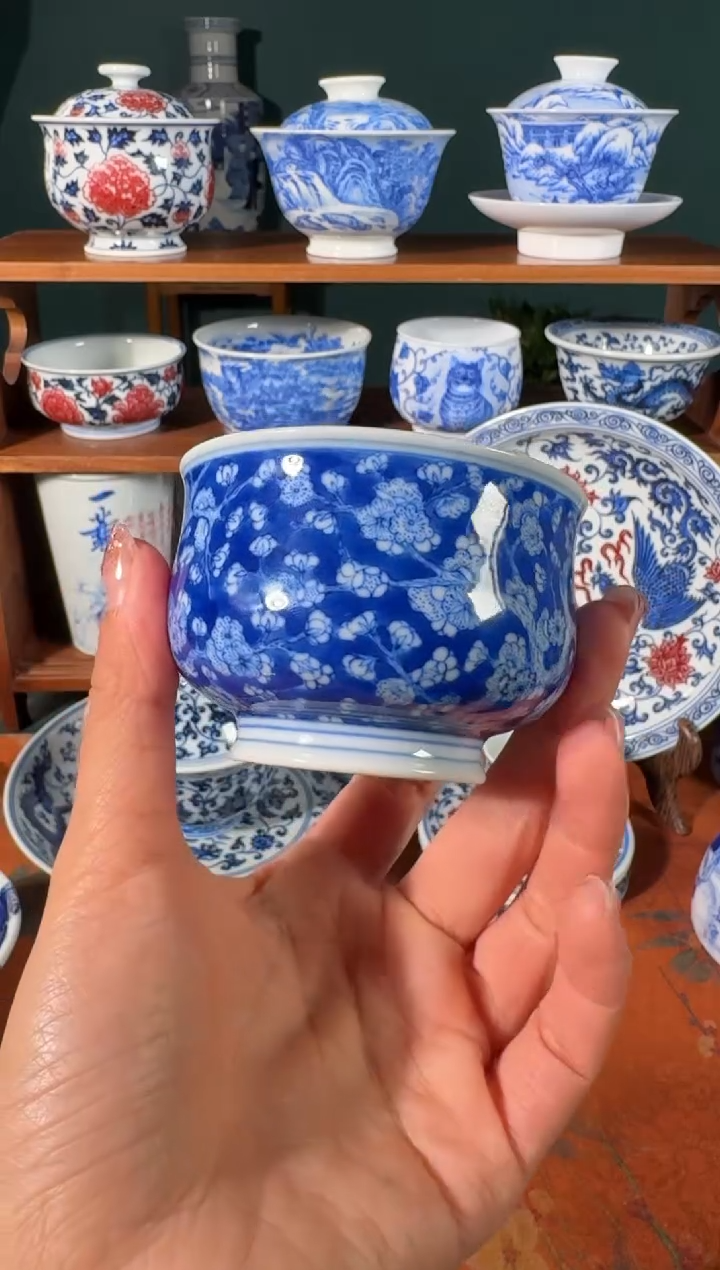 【闪购商品】杯刘建锋窑冰梅炉式杯