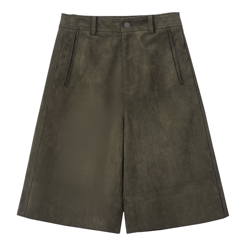 2025新款绒面质感效果时尚休闲百搭短裤女外 穿五分裤显瘦