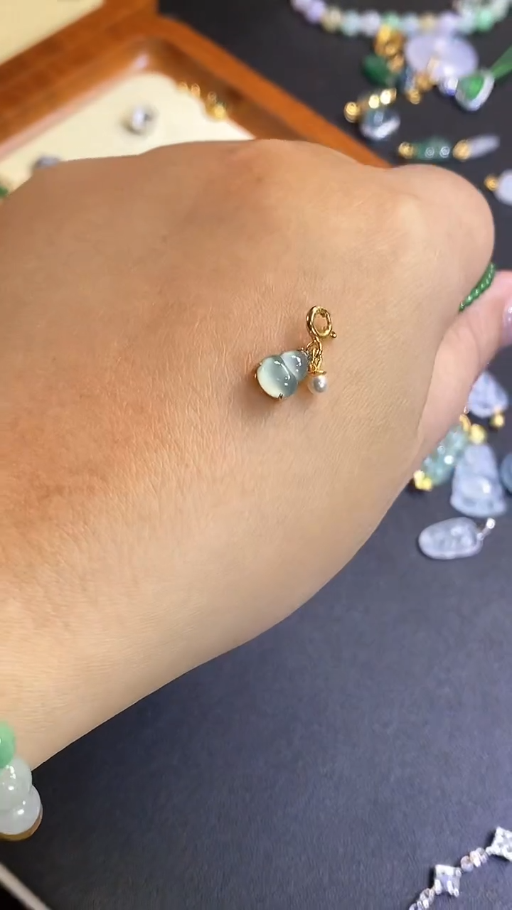 【闪购商品】翡翠吊坠(不含链)银S925镶嵌1