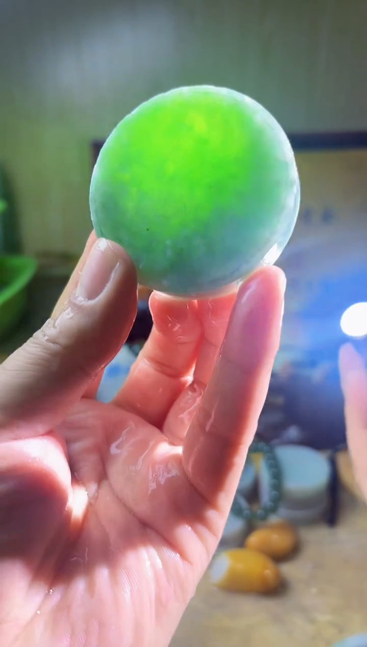 未镶嵌挂件翡翠A货常星4063