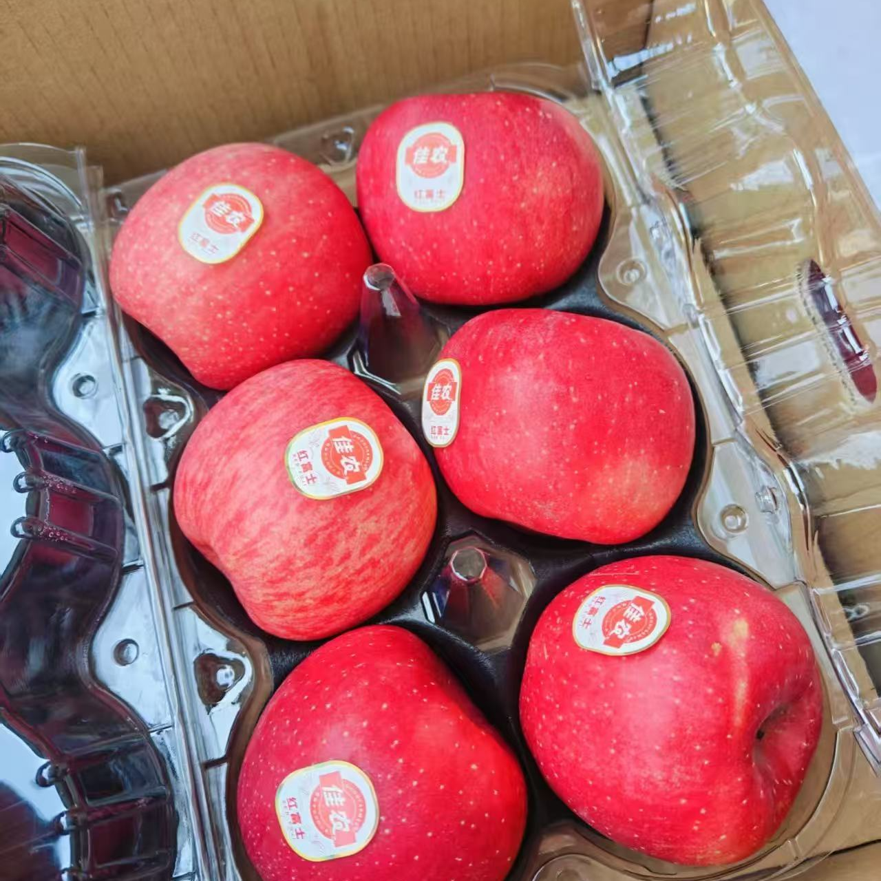 【来此购专属】佳农富士苹果一盒6粒，斤四川省
