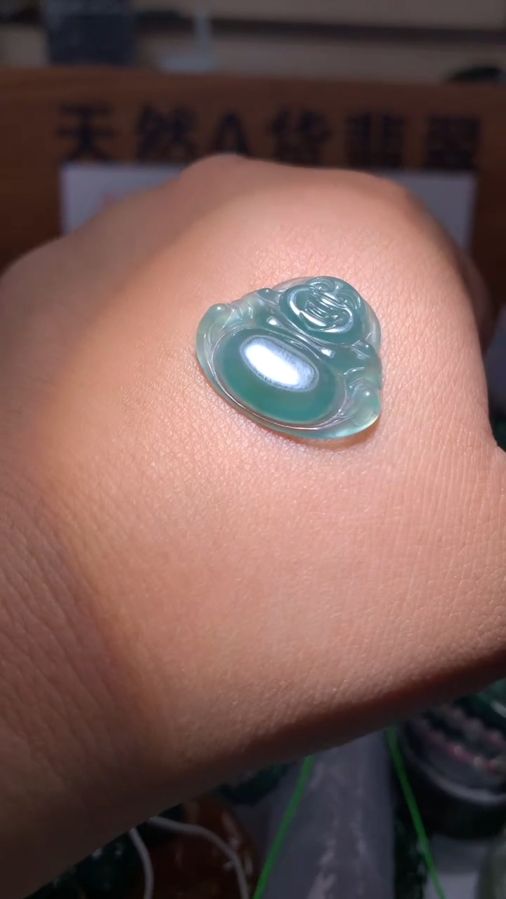 【闪购商品】翡翠颈饰未镶嵌保真天然A货翡翠