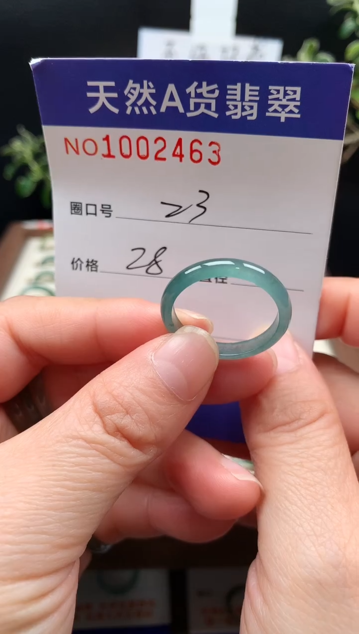 未镶嵌戒指翡翠23#