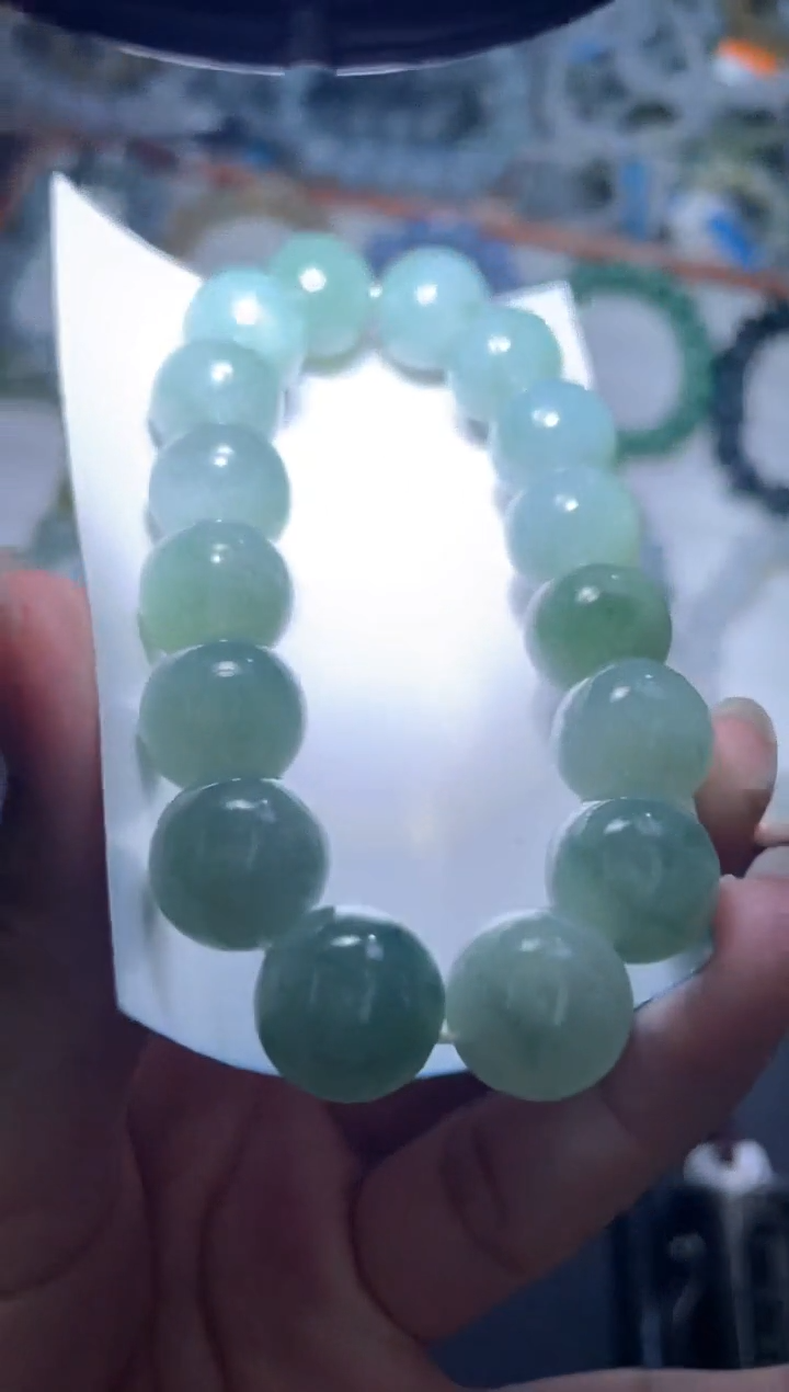 未镶嵌定制翡翠天然缅甸翡翠手串4