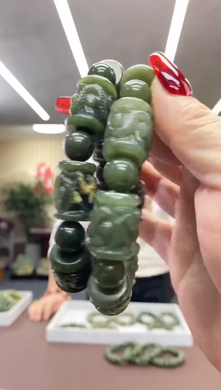 【闪购商品】透闪石质玉手串未镶嵌多样式发货随机发一