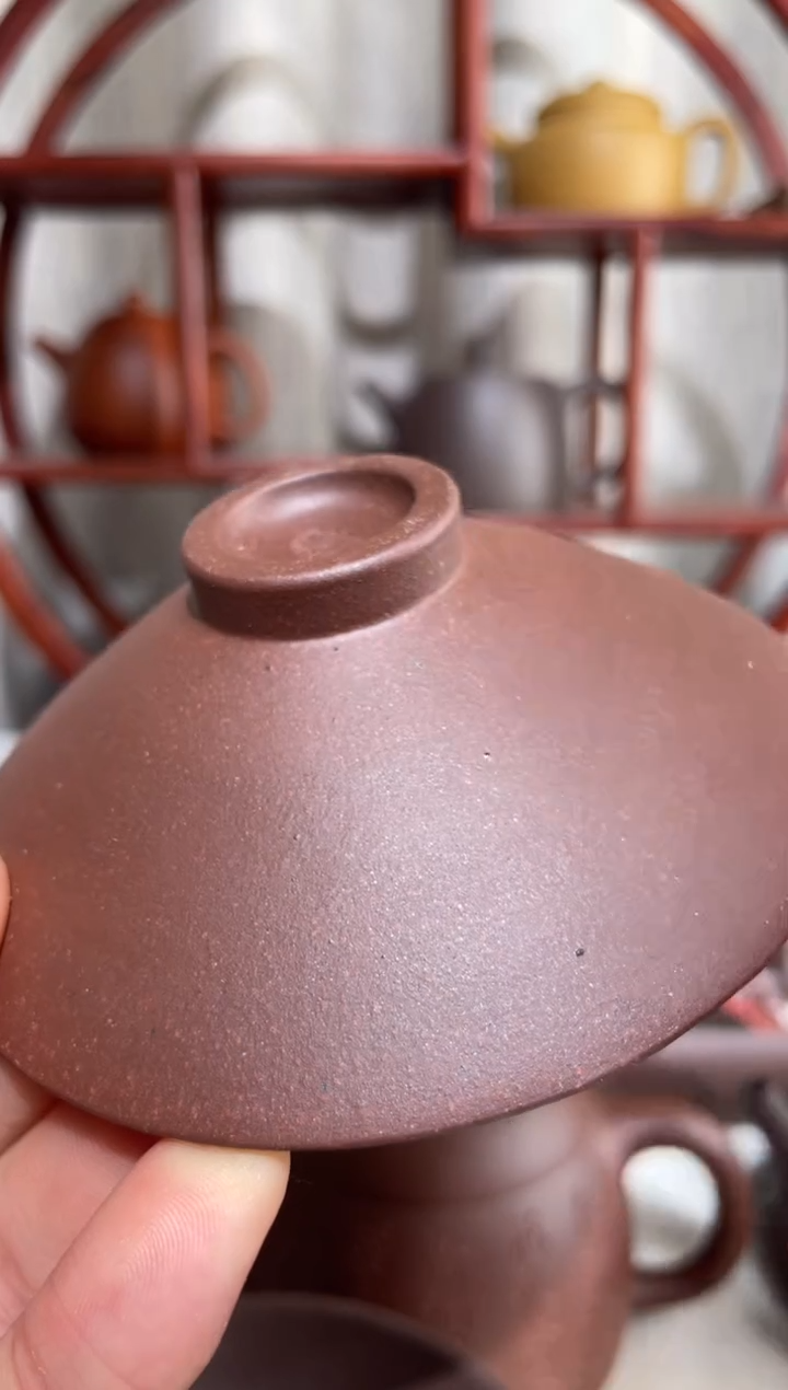 【闪购商品】紫砂茶壶台西底槽青斗笠杯