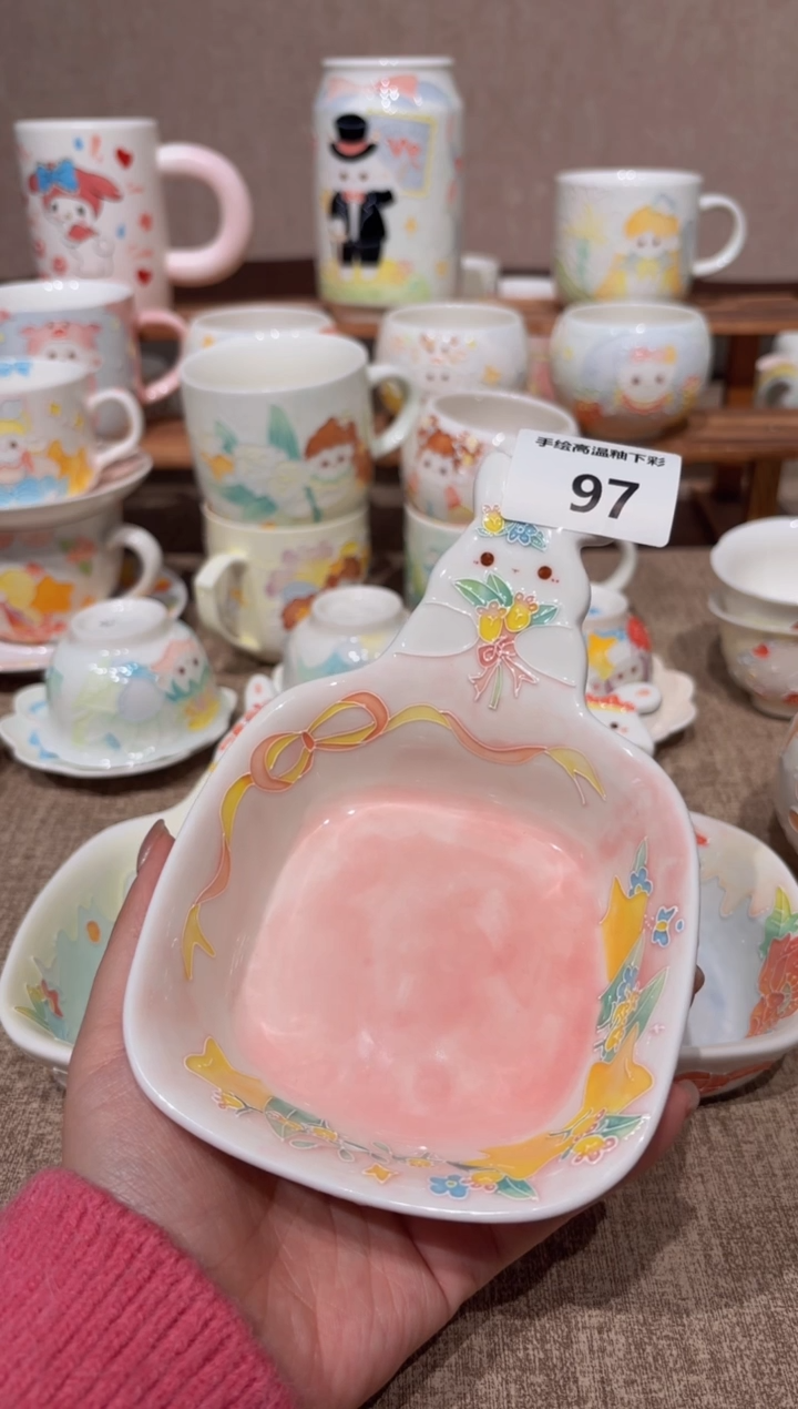 97号高温釉下彩陶瓷默认微瑕福利价