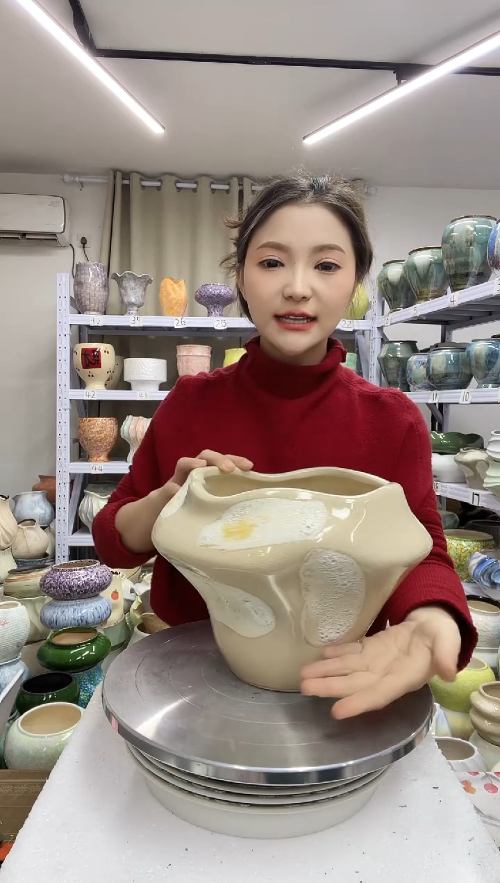 【1.3】花盆尺寸高： 18口：18