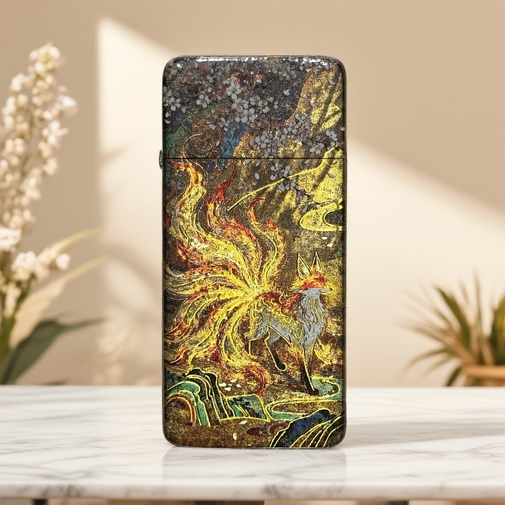 超薄鎏金九尾狐窄机 （配官方礼盒保卡）A