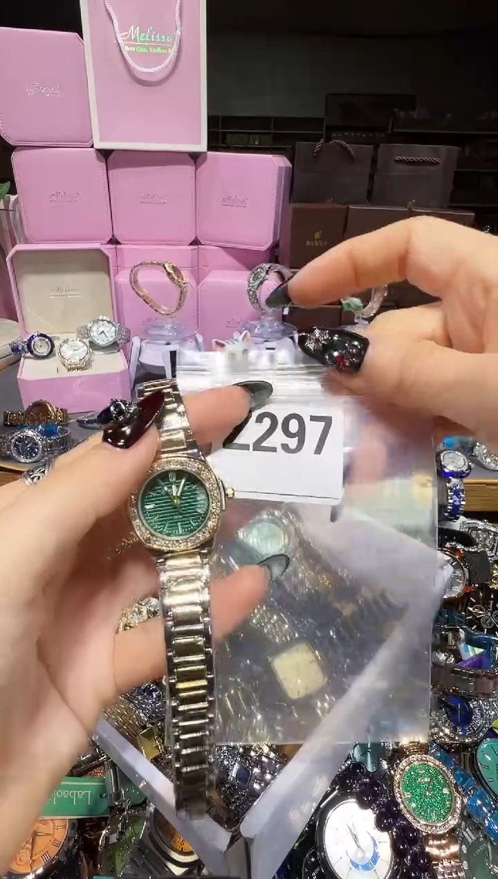 石英机芯不锈钢不锈钢直播定闪专用