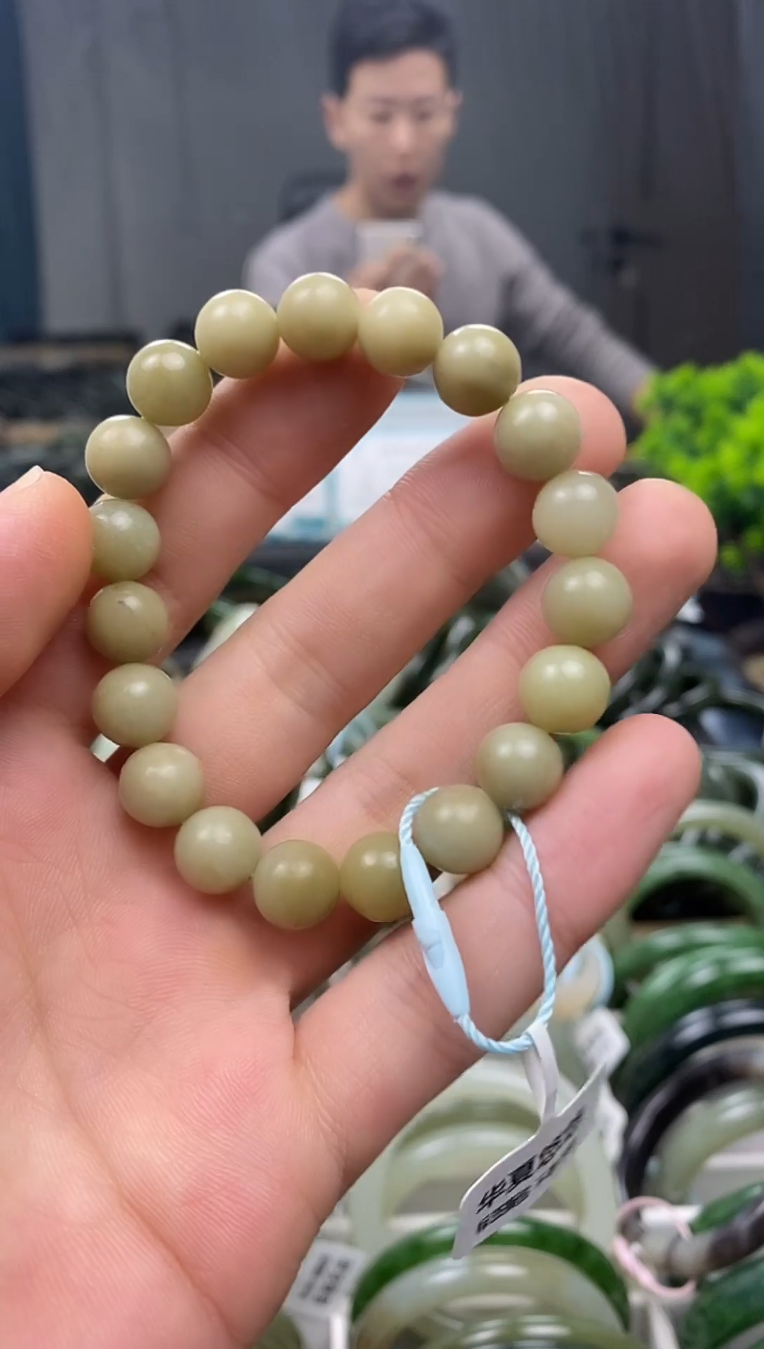 未镶嵌手镯和田玉10mm