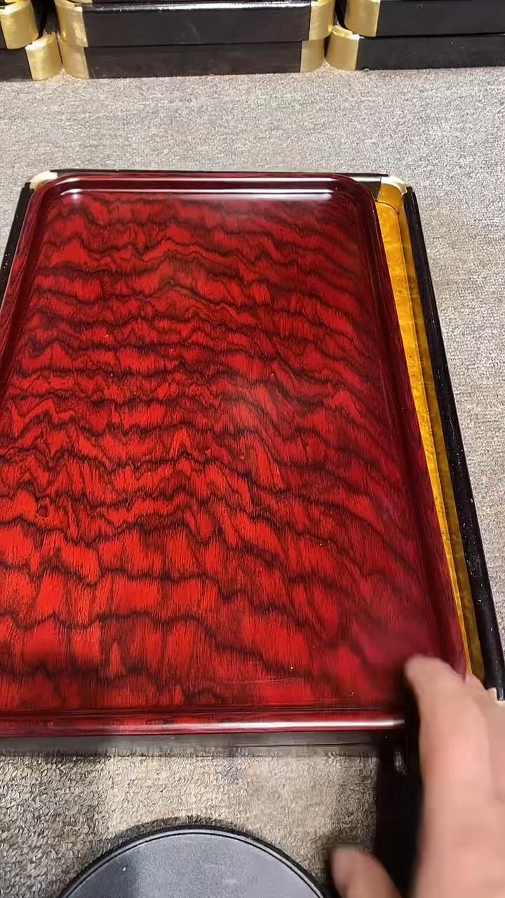 木木雕款查*生茶盘两个