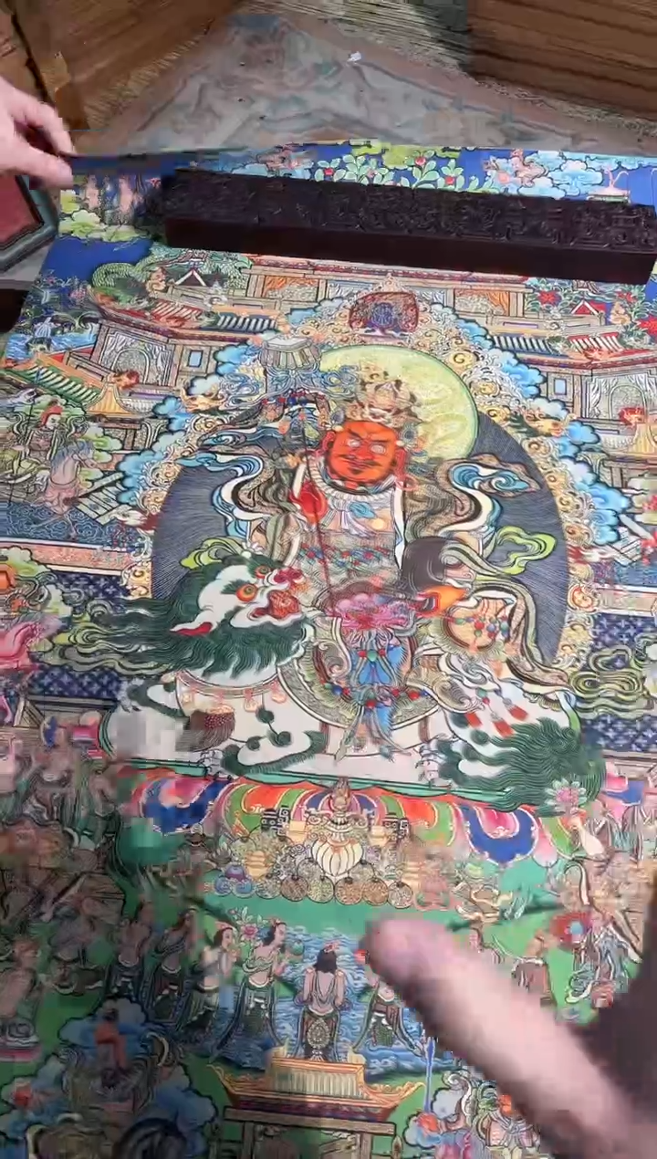 卷轴画天天的唐卡tk160