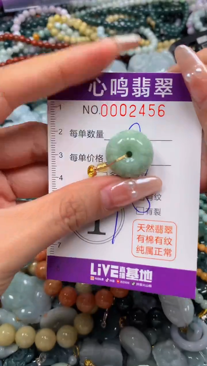 颈饰未镶嵌翡翠闪购002456
