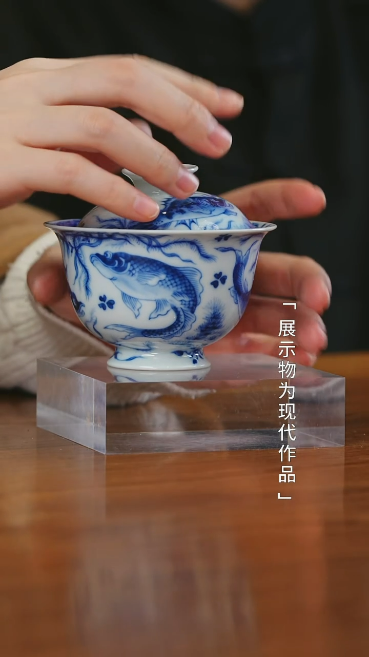 【闪购商品】栗子严选景德镇茶器@@望月怀古