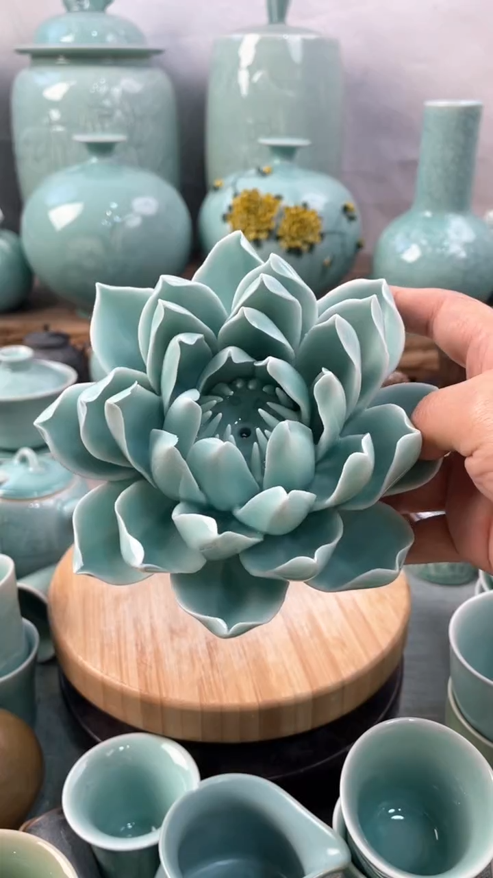 【闪购商品】特价 微瑕 慧仙青瓷