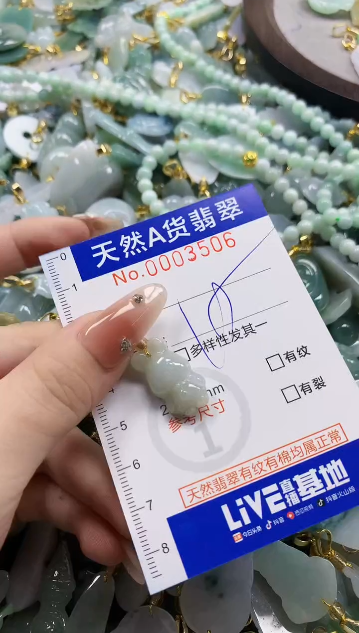 颈饰未镶嵌翡翠天然A货翡翠