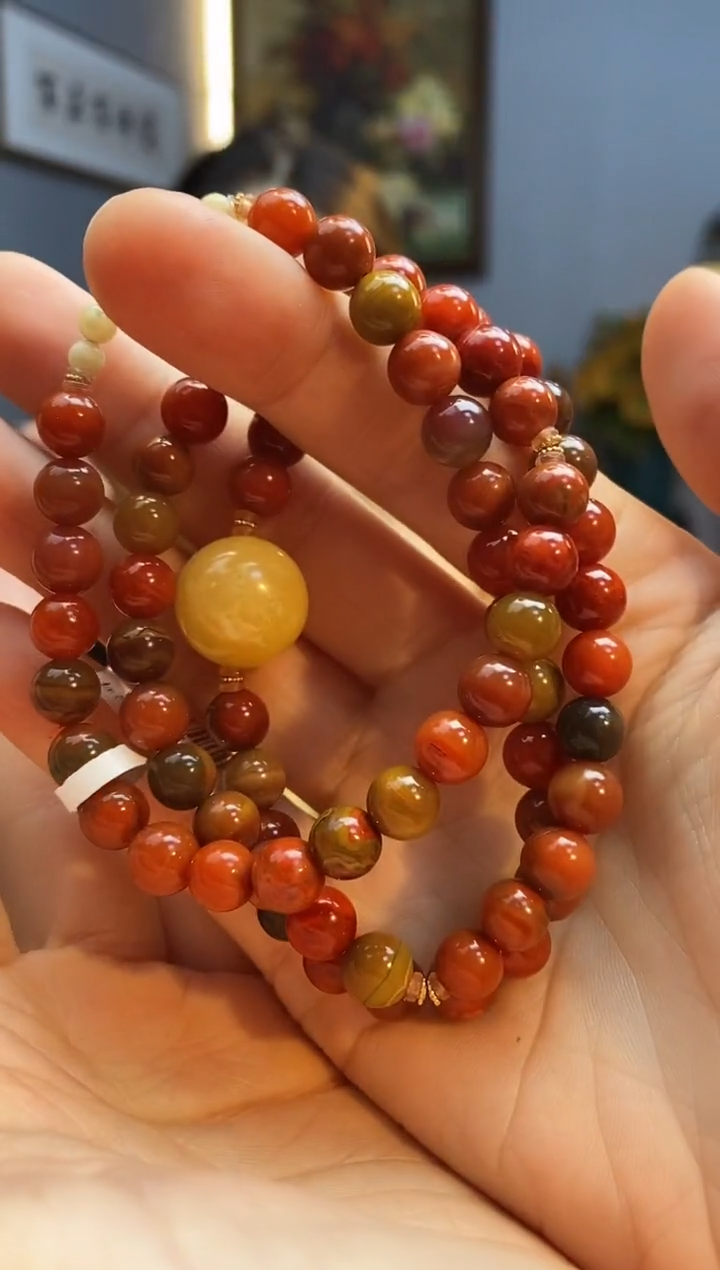未镶嵌手串南红玛瑙手串多圈