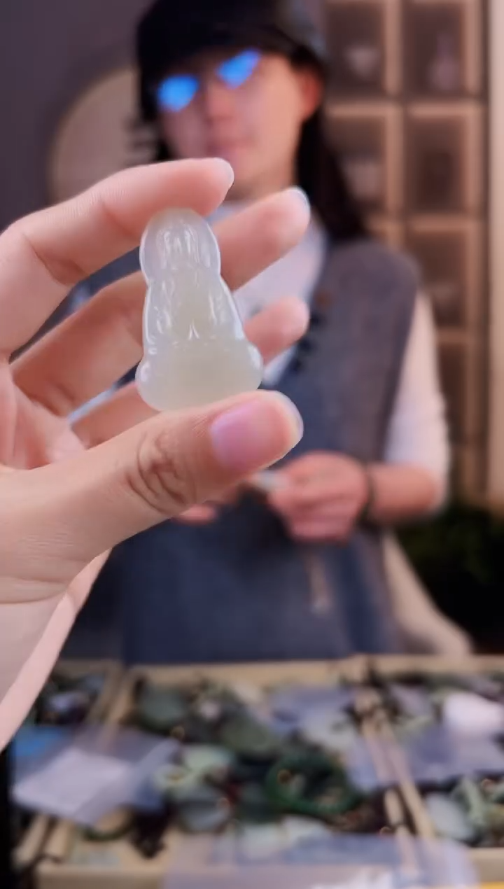 颈饰未镶嵌和田玉拍一发一，多样性发货