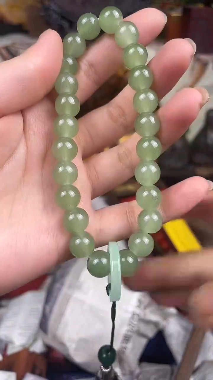 手串未镶嵌和田玉（青白玉）35