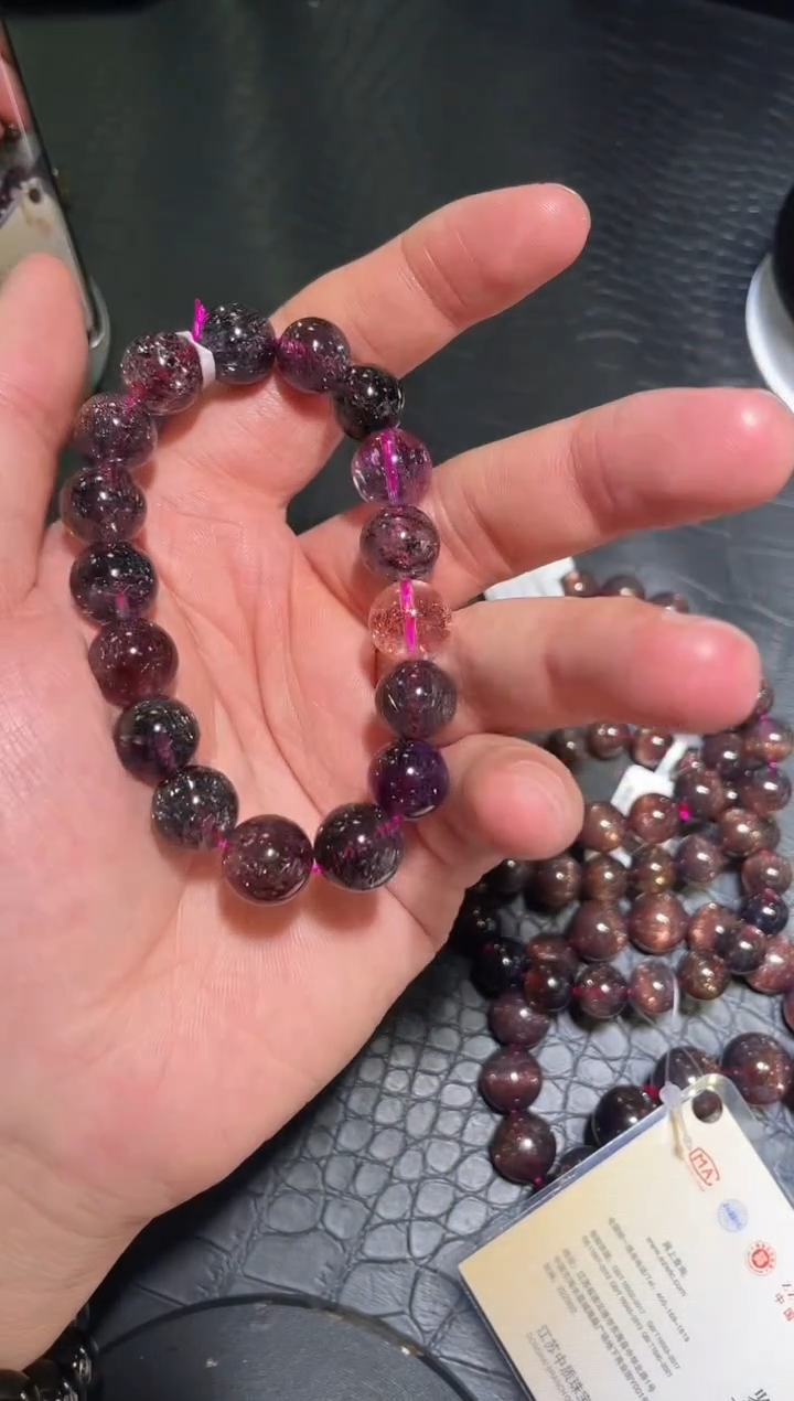 水晶手链未镶嵌单圈超七A11